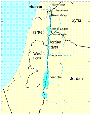 jordan river map